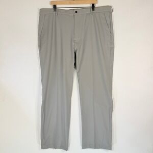 NEW Greg Norman Mens 42 x 30‎ Gray Performance Stretch Travel Pants Golf Casual